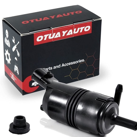 OTUAYAUTO QWP022 Front Windshield Washer Pump w/Grommet - Picture 1 of 7